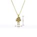 Puppy Pendant Necklace For Girls - Light Luxury Clavicle Chain, High-End Niche Design Jewelry, Durable Summer Gift_ipsvogv.com