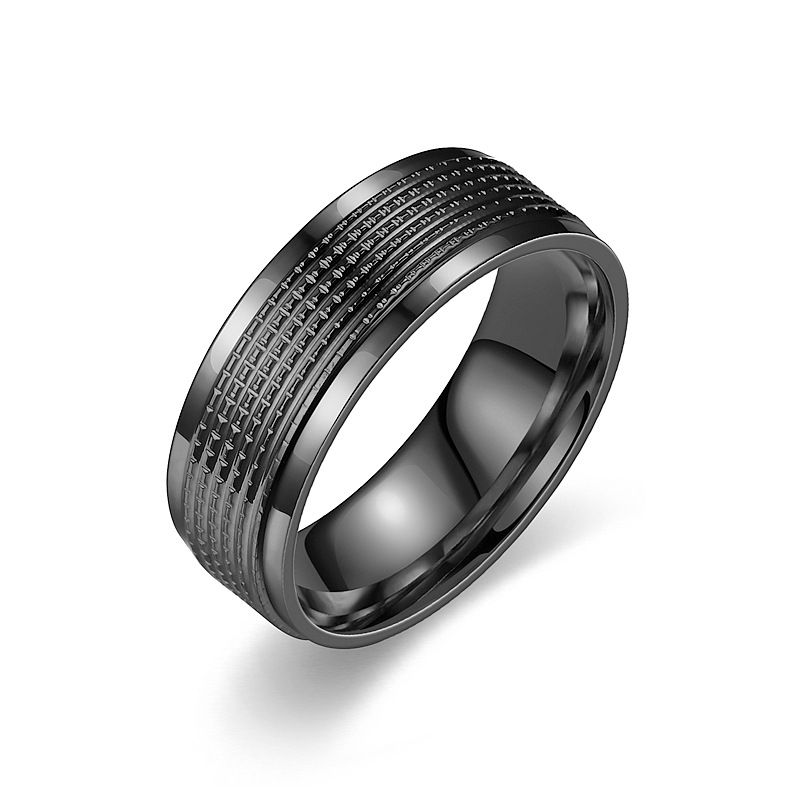Men's Jewelry Titanium Steel Men's Rings Fashionable And Elegant Business Style Couple Rings And Hand Accessories_ipsvogv.com