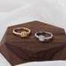 S999 Sweet Sugar Square Silver For Women's Light Luxury And High Grade New 2024 Open End Ring_ipsvogv.com