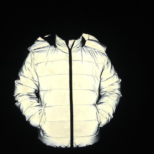 Men's Clothing Winter new large size reflective cotton jackets for men and women, luminous coats,fashion cotton jackets_ipsvogv.com