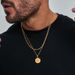 Compass Necklace, Men's Hot Selling Travel Sailing Pendant, Double-layer Chain, Hip-hop Popular And Accessories_ipsvogv.com