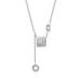 S Pure Silver Small Waist Diamod Ecklace For Wome, Light Luxury, Iche, High-ed Pedat, Fashioable Collarboe_ipsvogv.com