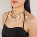 Elegant elegant with a simple and atmospheri cof pearls, irregular geometric collarbone necklace 6430_ipsvogv.com