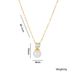 Fading Pearl Zircon Pendant Necklace Women's Autumn and Winter Niche High-end Titanium Steel Clavicle Chain suit Simple Accessories_ipsvogv.com