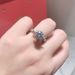 Mosan One Gram S Sterling Silver Women's Wedding Ring With Opening Design, Unique Engraving For Valentine's Day Gift_ipsvogv.com