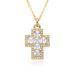 Hot Selling Copper Electroplated Cross Zircon Pendant Necklace Female Clavicle Chain Jewelry_ipsvogv.com