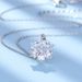 Snowflake Necklace Women Classic Fairy Rose Gold Clavicle Chain Inlaid Diamond Valentine'S Day Gift_ipsvogv.com