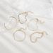 New Combination Fashionable And Personalized Colorful Beaded Open Bracelet Set Of 5_ipsvogv.com