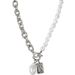 Jewelry New Copper Snake Baroque Pearl Portrait Square Label Multi Layered Necklace Set Chain_ipsvogv.com