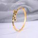 Casual Solid Color Titanium Steel Bangle In Bulk_ipsvogv.com