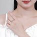 New Mosang Pure Silver Luxury Style T Family One Carat Simulated Diamond Six Claw Women's Ring_ipsvogv.com