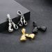 Men's Jewelry Boxing Glove Titanium Steel Pendant Necklace For Men - Stylish U-Shaped Design With Twist Chain In Steel, Gold, Antique Silver & Black_ipsvogv.com