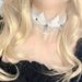 Dark Style Gothic Girl Angel Wings Lace Women Rivet Niche Lolita Necklace Cross Choker_ipsvogv.com