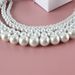 Fashion Simple Glass Pearl Necklace Ins Trendy Pearl Necklace For Women_ipsvogv.com