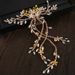 Bridal Jewelry Crystal Long Hair Comb Insert Comb Braided Rhinestone Hair Accessories Wedding Jewelry Veil Accessories_ipsvogv.com