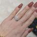 Waterdrop Zircon Electroplated White Gold Women's Wedding Ring_ipsvogv.com