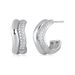 Women's Jewelry S925 Silver Needle Trendy Fashion Ins Style Retro C Shaped Versatile Earrings Classic Inlaid Zircon High End Earrings_ipsvogv.com