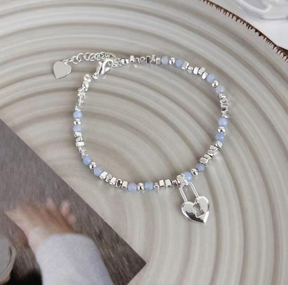 Natural Stone Pearl Broken Silver Bracelet For Women, Korean Fashion, Niche Design, Simple Versatile Temperament, And_ipsvogv.com