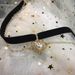 New girl Choker gold Peach Heart Velvet Chain Pendant Necklace collarbone Chain Necklace_ipsvogv.com