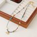 Women's Jewelry French Retro Niche Design Colorful Natural Stone Rice Beads Beaded Necklace Bohemian Style Fashion Clavicle Chain_ipsvogv.com