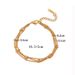 New Fashion With Real Gold Plated Stainless Steel Multi Layer Trendy Chain Bracelet Jewelry For Women_ipsvogv.com