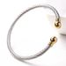 Fashion Titanium Steel Bracelet Female Jewelry Twisted Wire C Shaped Twist Bracelet Gold Plated Boutique Couple Jewelry_ipsvogv.com