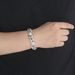 Unisex Hip Hop 15mm Pearl Cuban Chain Personality Popular Niche Hip Hop Bracelet Men's Creative Accessories_ipsvogv.com