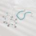 New Bohemian Style Turquoise Beaded Carved Hollow 2-piece Set With Ankle Chain And Foot Accessories_ipsvogv.com