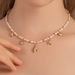 Beach Conch Shell Pendant Pearl DIY Seaside Style Necklace Copper Gold Plated Color Preserved_ipsvogv.com