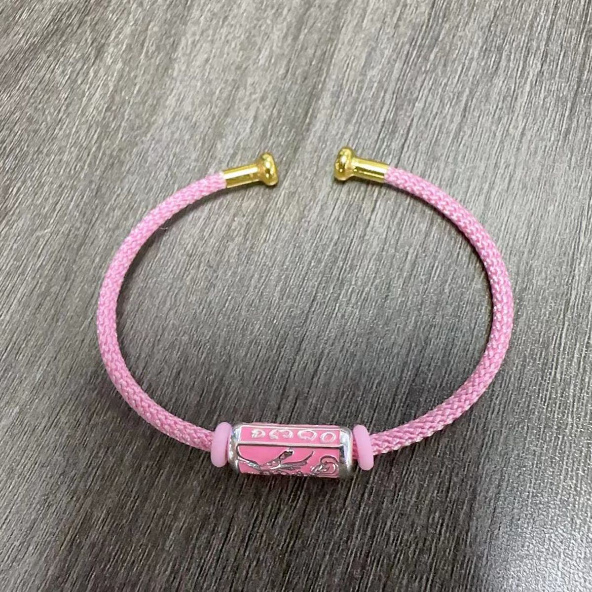 Buddha Amulet Cuban Chakra Talisman Tube Bracelet Thai Silver Exquisite Fashion Simple Artistic Style Elastic Niche Hand_ipsvogv.com
