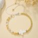 Bohemian Style Shell Cross Crystal Bracelet Simple Versatile Glass Beads Women's Adjustable Bracelet Jewelry_ipsvogv.com