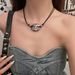 Unisex Design Leopard Pig Nose Pendant Necklace For Women Sweet And Cool Personality All Match High Grade Sweater Chain Autumn And Winter Necklace_ipsvogv.com