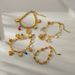 Women’s Jewelry Set Fashion Fashion Flower Love Multi Pendant Bracelet Personality Versatile Cuban Chain Gold Plated Stainless Steel Hand Jewelry_ipsvogv.com