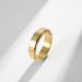 Men's Jewelry Simple Plain Ring With Engraving Stainless Steel Smooth Rotating Ring Cool Neutral Style Genderless Couple Ring_ipsvogv.com