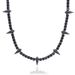 Hip Hop 5mm Black Zircon Inlaid Tennis Chain Black Panther Necklace Black Gold Electroplating Manufacturers_ipsvogv.com