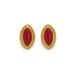 Women's Jewelry K Real Gold Electroplating Simple And Versatile Colorful Horse Eye Stone Earrings_ipsvogv.com