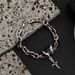 Men's Wrapped Black Diamond Bracelet Light Luxury Niche Exquisite High-end Sense Accessory Versatile Titanium Steel_ipsvogv.com