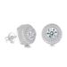 For Men's Hip-hop, Round, Full Dia, Zircon Earrings, Trendy, Niche, Urious, And High-end Earrings_ipsvogv.com