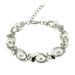 Korean minimalist pearl glitter diamond bracelet, geometric shaped bracelet for Sen students, women's jewelry_ipsvogv.com