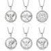 hot selling stainless steel seven angel pendants Men's medal titanium steel necklace jewelry_ipsvogv.com