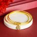 Sha Jin Fu Zi Pendant Bracelet For Women, Fashionable New Chinese Style, Simple Frosted Plain Circle, Yiwu Accessories,_ipsvogv.com
