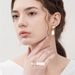 Niche design love heart hanging pearl style popular female earrings copper plated with real gold temperament fashion high end_ipsvogv.com