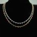2mm Zircon Tennis Hip-Hop Mixed Weave Flower Shape Three-Prong Stacked Colorful Necklace_ipsvogv.com
