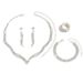 2025 Super Shiny Rhinestone Necklace Earrings Bracelet Fashion Collarbone Chain Bridal Jewelry Three-Piece Set_ipsvogv.com