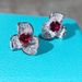 Cao Shi Live Broadcast Light Luxury Micro Inlaid Autumn And Winter New Flower Petals Female Earrings_ipsvogv.com