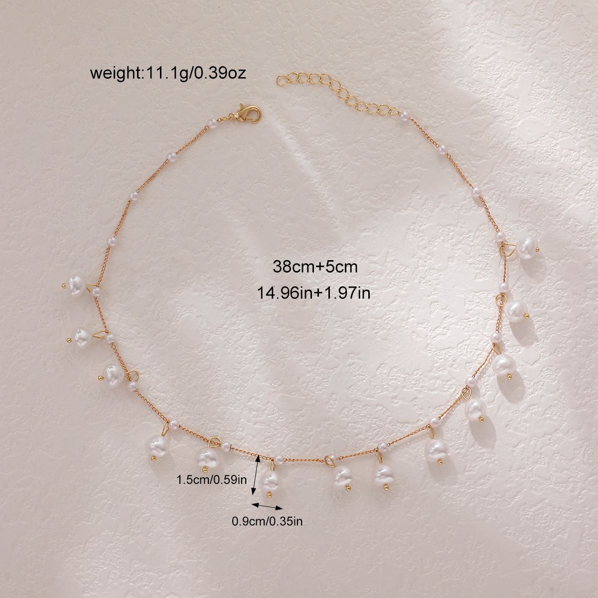 Beaded Handmade Freshwater Pearl Necklace National Trend Niche High End Simple And Elegant Necklace_ipsvogv.com