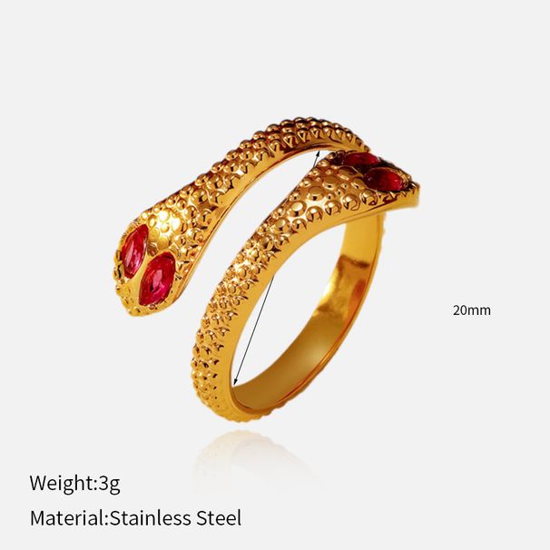 Women’s Jewelry Set Fashion Stainless Steel Caterpillar Ring Fashion Ins All Match Design Titanium Steel Ring Finger Ornaments_ipsvogv.com
