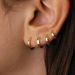 Women's Jewelry Fashion Zircon Copper Earrings 3 Piece Set Temperament Light Luxury_ipsvogv.com