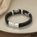Alloy Magnetic Buckle Leather Cord Handmade Woven New Fashion Bracelet For Men And Women_ipsvogv.com