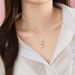Small Niche Design, Light Luxury, Pink Diamond, Heart-shaped Tassel, Collarbone Chain, Sweet Cool Style, Exquisite_ipsvogv.com
